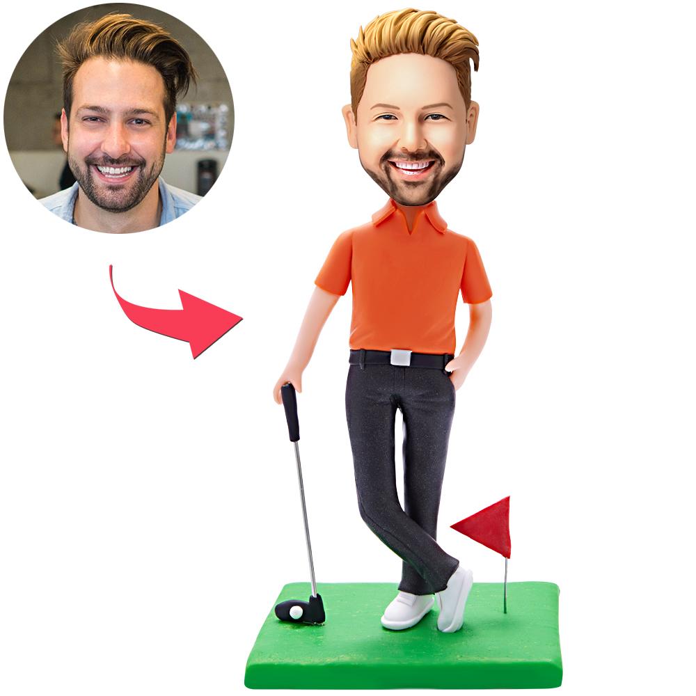 Personalizirani Bobblehead – najbolji zaposlenik na golf terenu s graviranjem
