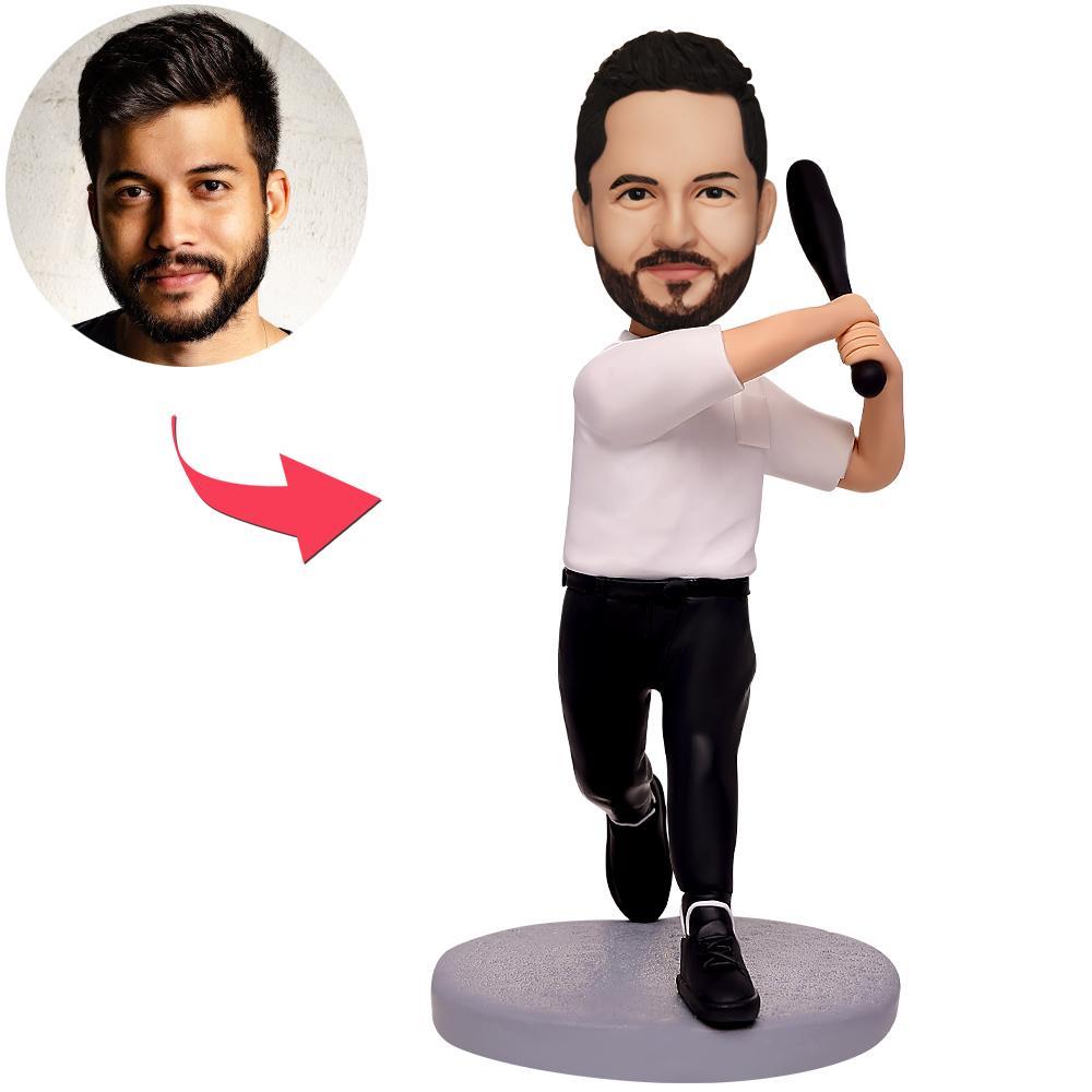 Personalizirani Baseball Bobblehead - igrač s gravurom