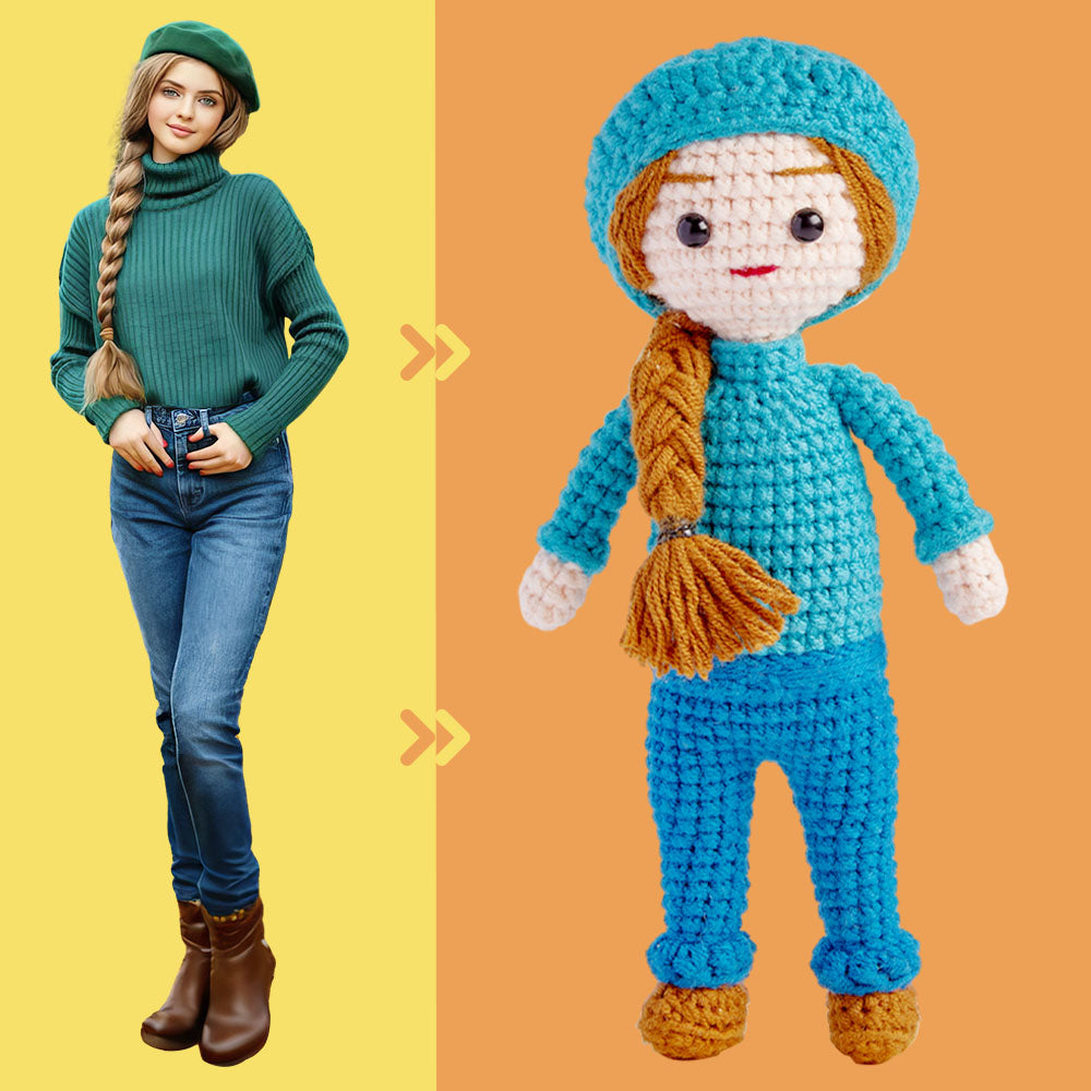 Personalized crochet dolls – handmade mini dolls in lookalike style as an individual gift for children