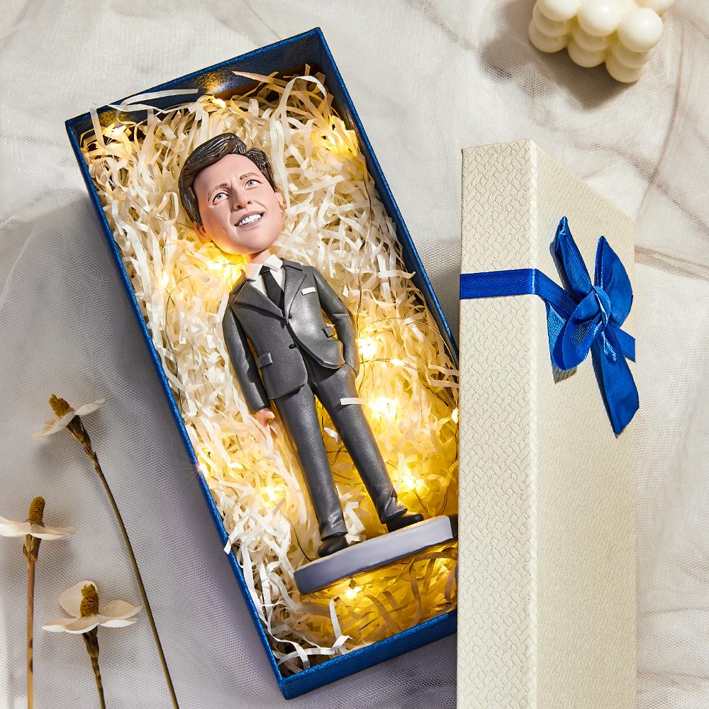 Personalizirani Kung Fu Bobblehead - majstor borilačkih vještina s graviranjem