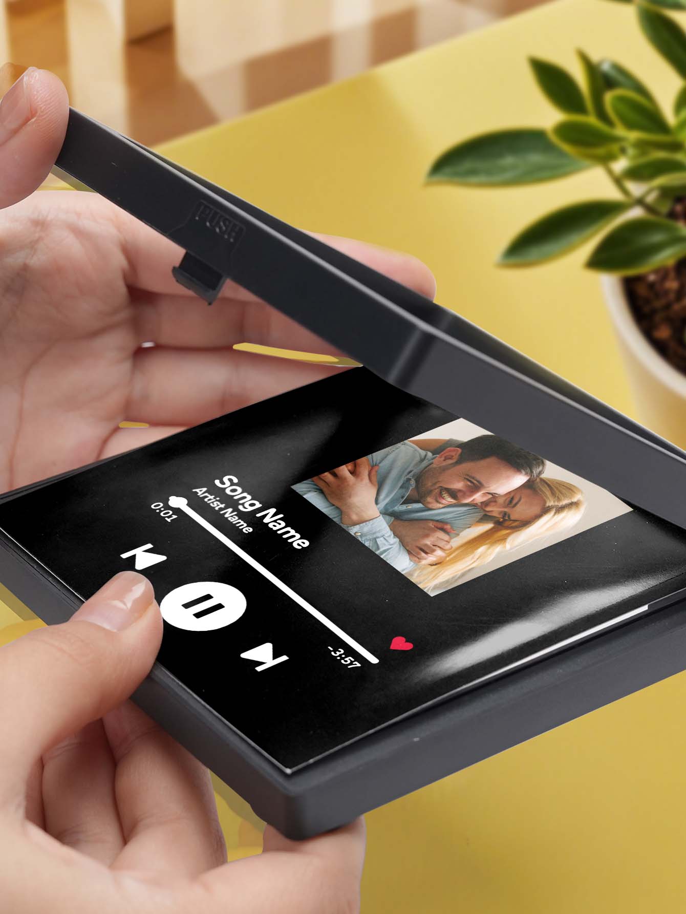 Individueller Foto-Musik-Kühlschrankmagnet für besondere Home-Deko _