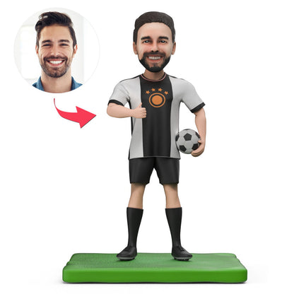 Personalized Football Bobblehead – Germany 2022 World Champion Style with Engraving