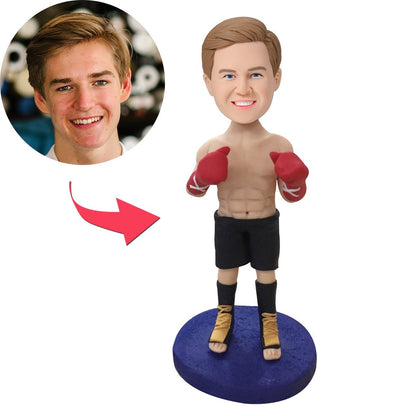 Personalizirani Boxer Bobblehead – s gravurom