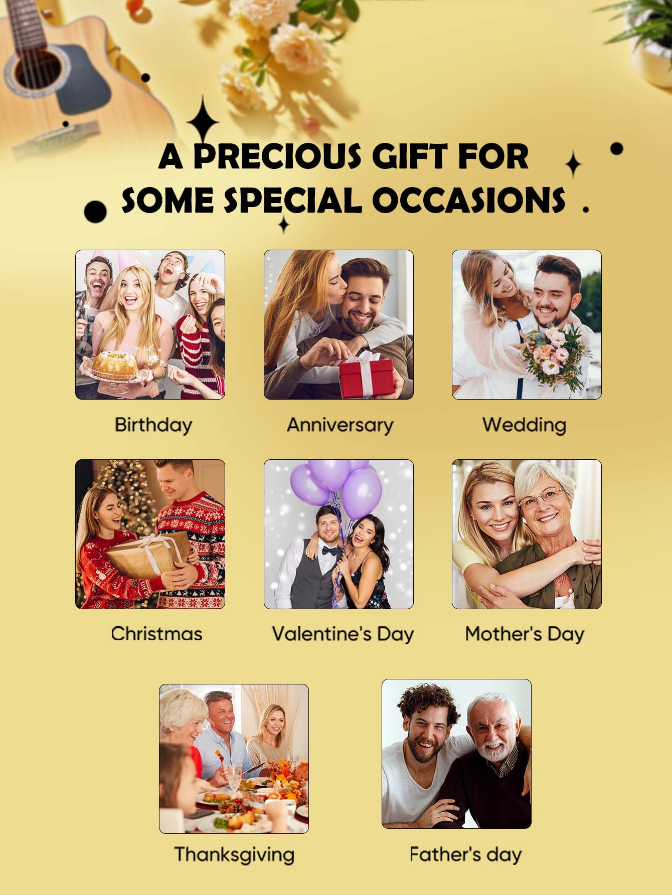 Individueller Foto-Musik-Kühlschrankmagnet für besondere Home-Deko _